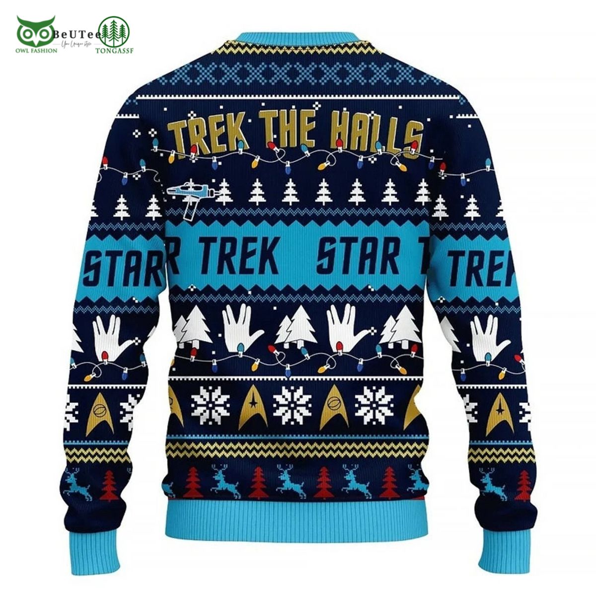 trek the halls star trek ugly christmas sweater 2 Zf2yU