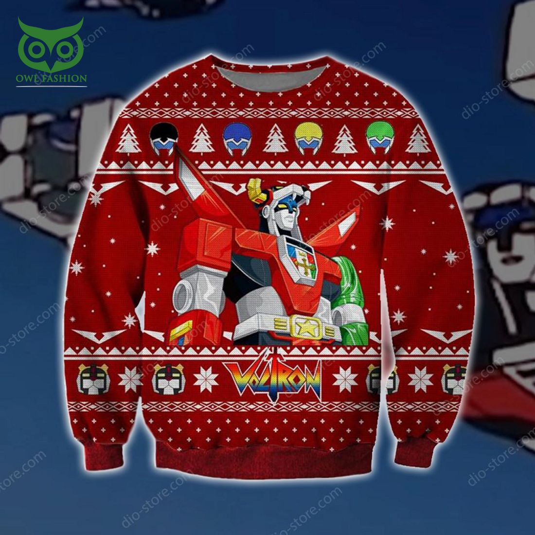 voltron knitting pattern 3d print ugly christmas sweater sweatshirt christmas 1 zZ0FF