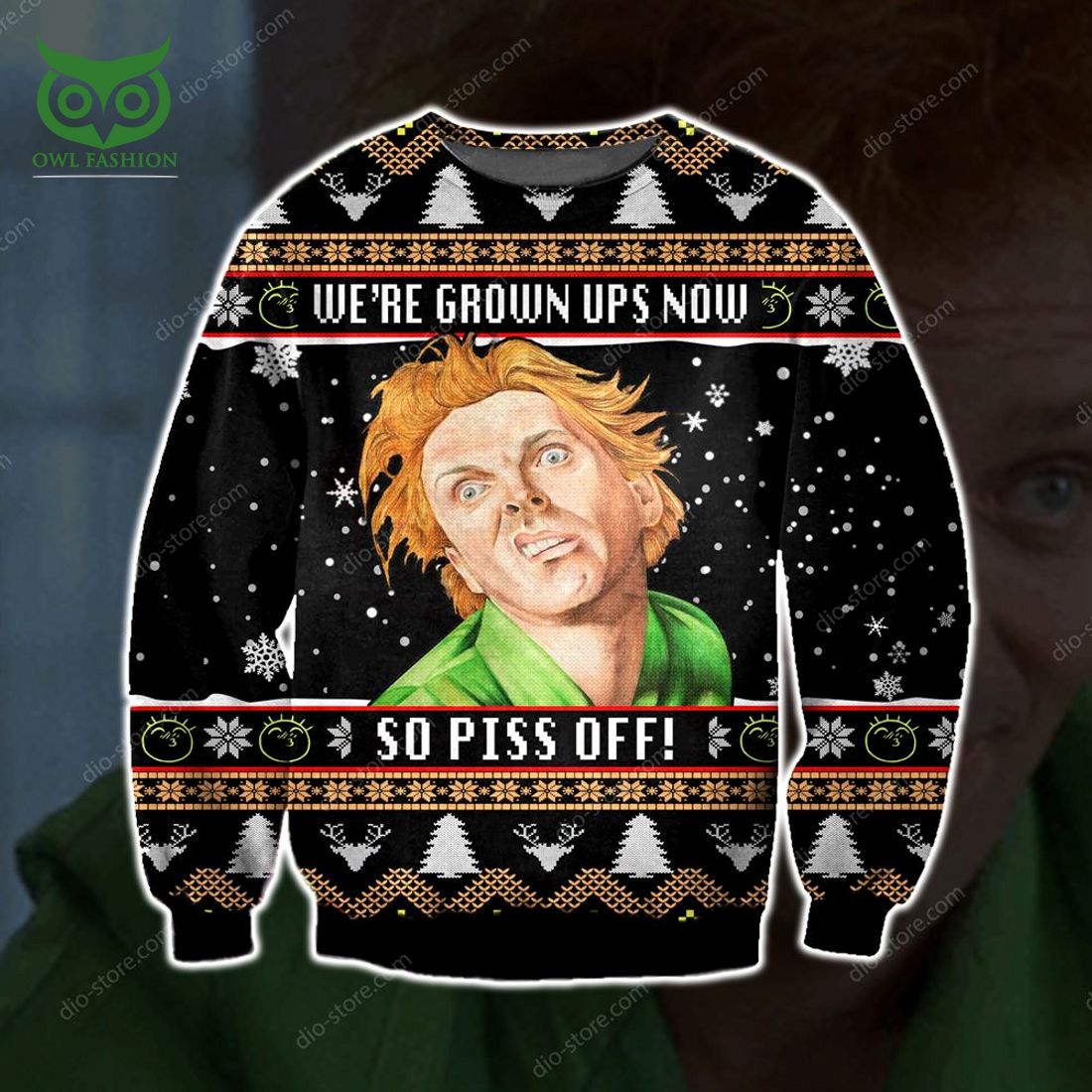 were grown up now so piss off knitting pattern 3d print ugly sweater sweatshirt christmas 1 xJqEt