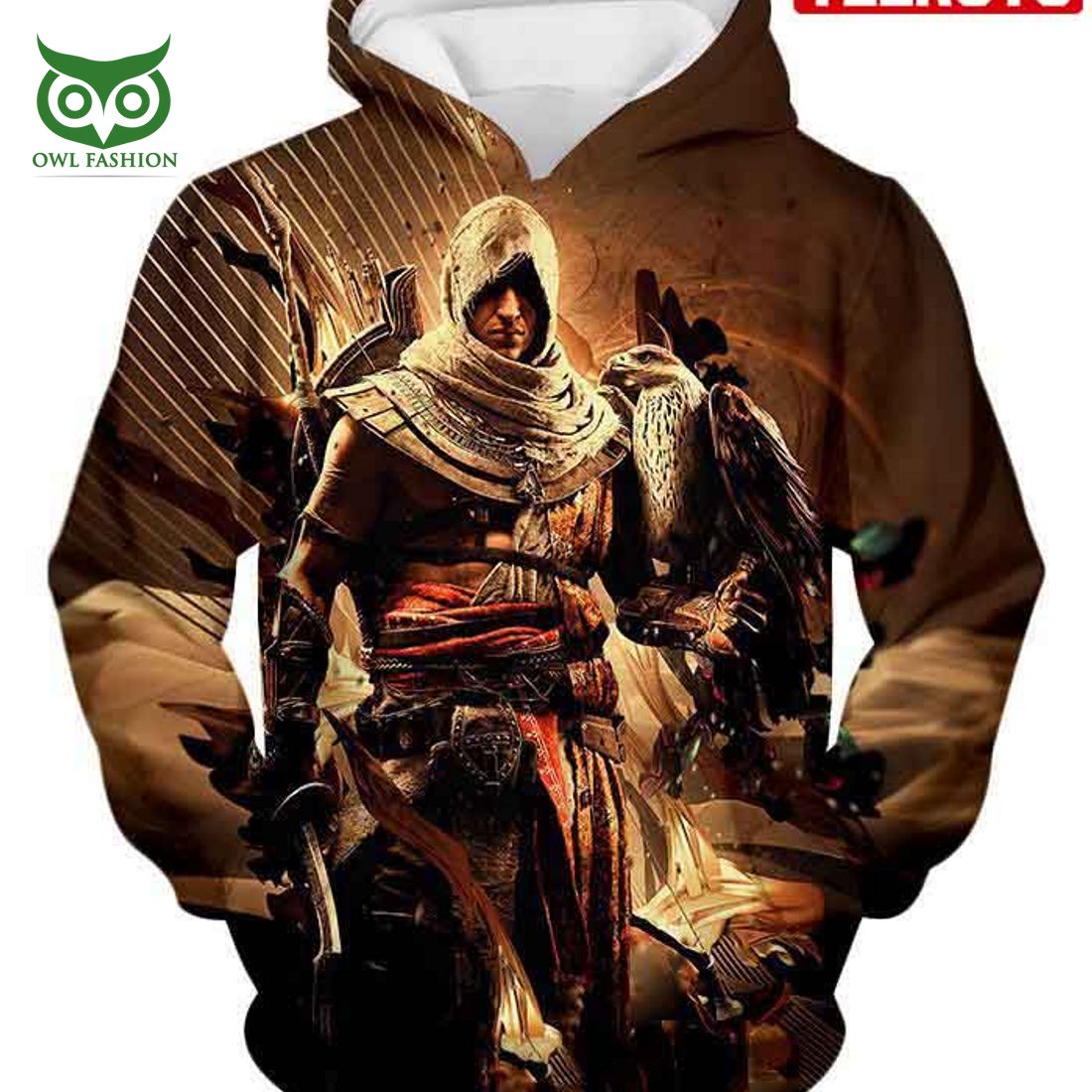 Assassin's Creed Origins Bayek Of Siwa Cool Graphic Hd 3d Aop Hoodie