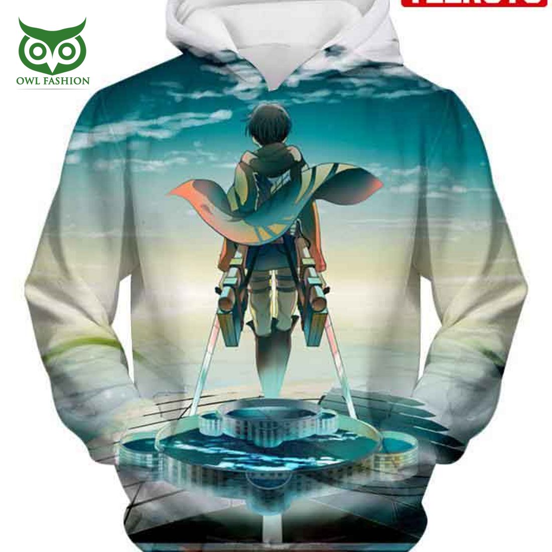 attack on titan strongest soldier of humanity captain levi ackerman cool graphic hd 3d aop hoodie 1 soZZJ
