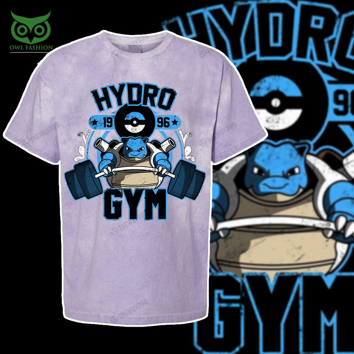 blastoise hydro gym pokemon anime custom 3d t shirt 6 Nyb8r