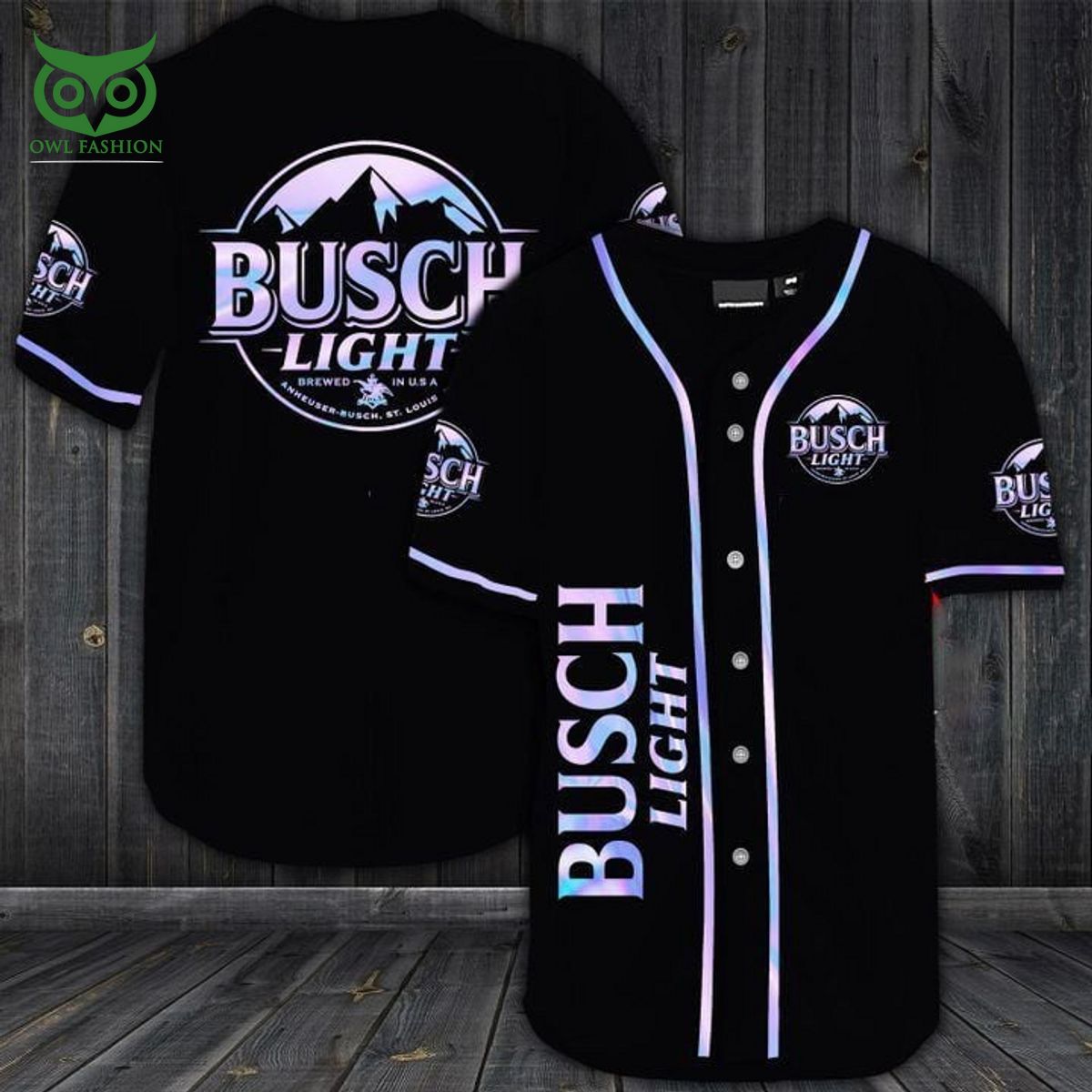 Busch Light Beer Brand Baseball Jersey Shirt