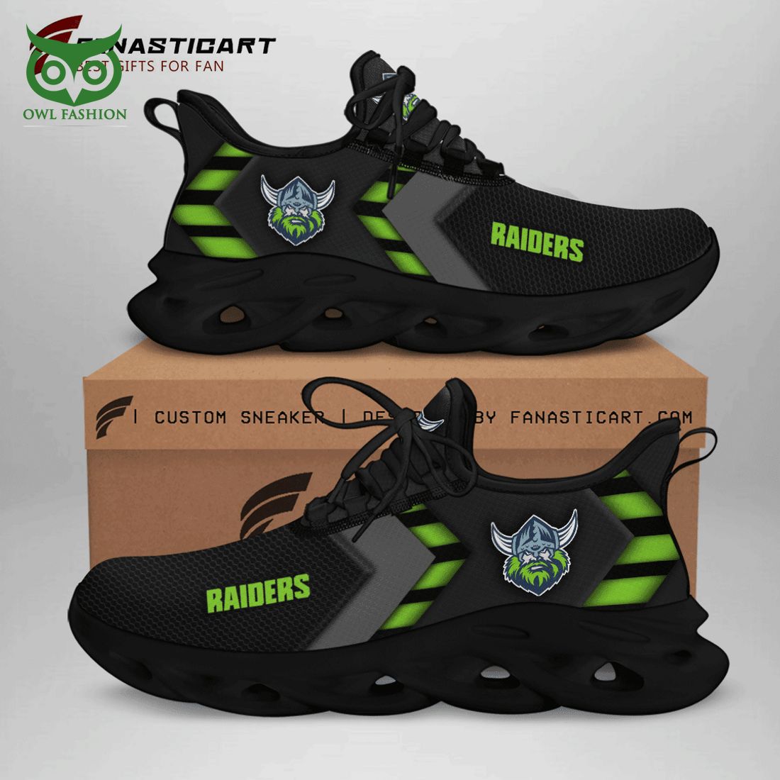 Canberra Raiders NRL Max Soul Shoes