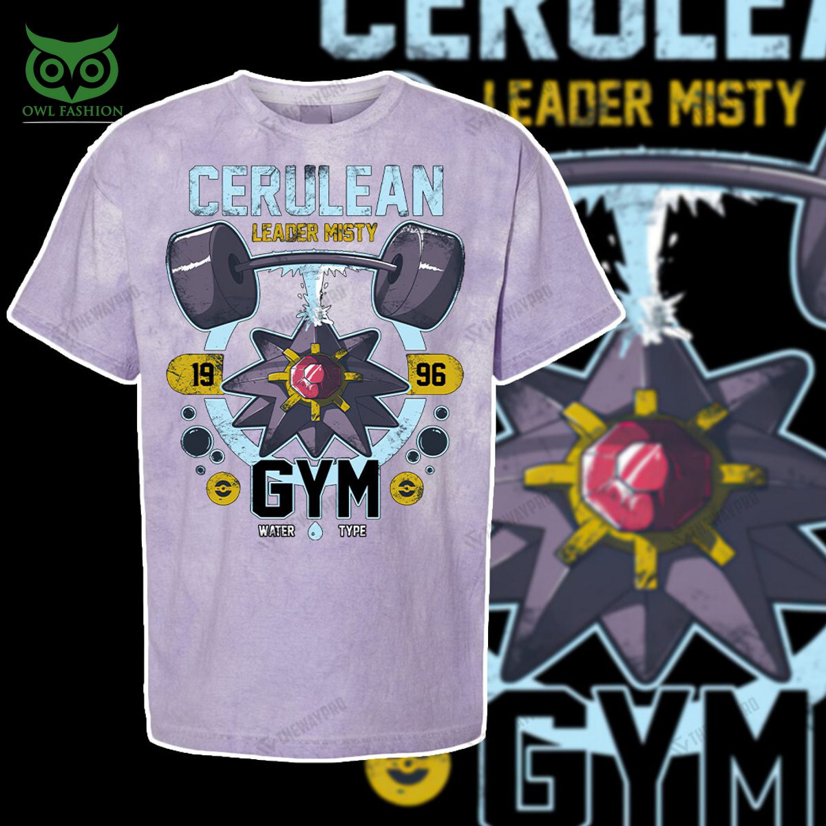 cerulean gym pokemon anime custom 3d t shirt 6 6IyZY