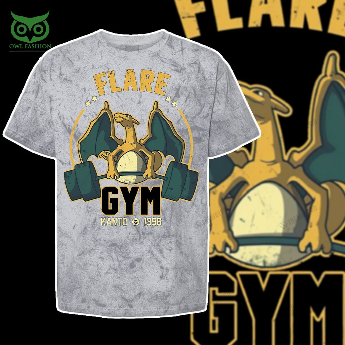 flare gym pokemon anime custom 3d t shirt 1 uNWUz