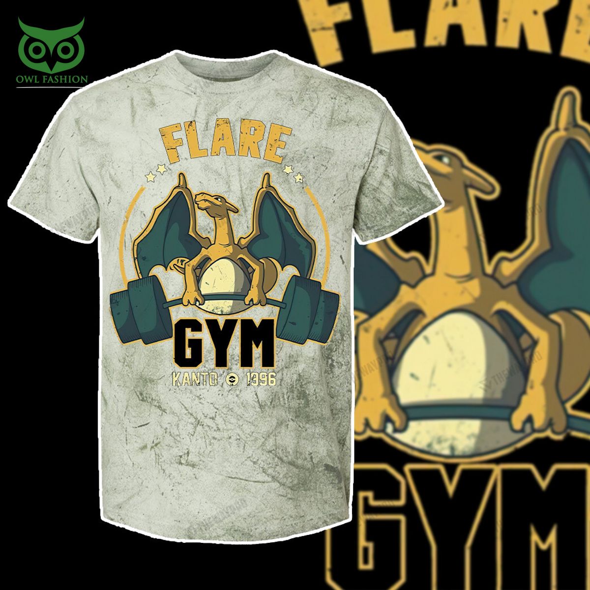 flare gym pokemon anime custom 3d t shirt 5 RalCU