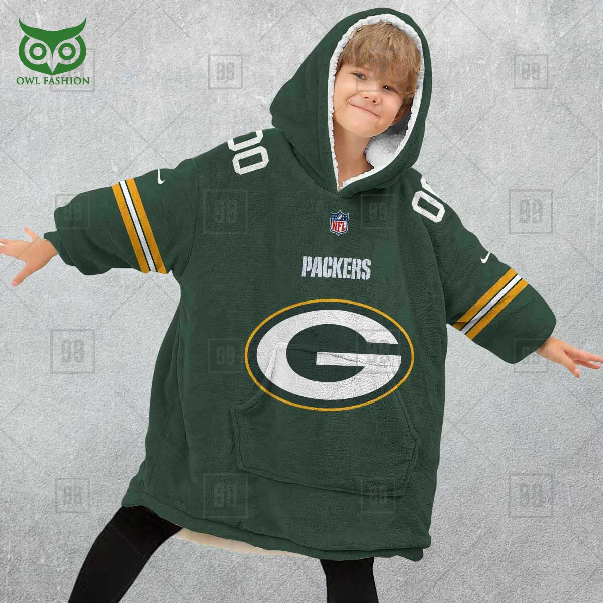 green bay packers american league nfl customized snuggie hoodie 4 ymZJW