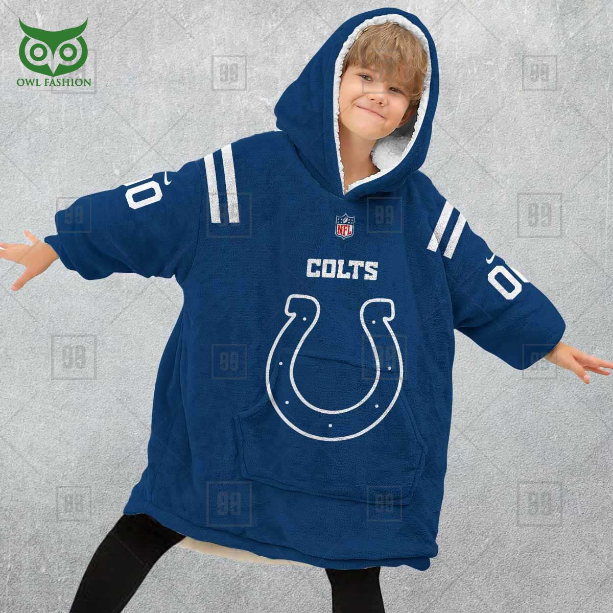 indianapolis colts american league nfl customized snuggie hoodie 4 PaKNZ