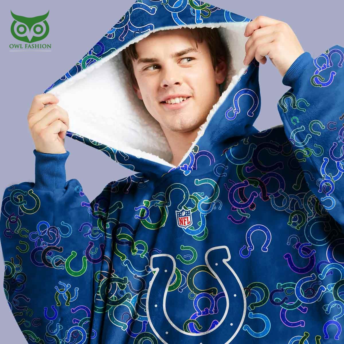 indianapolis colts nfl champion personalized snuggie hoodie 2 ZK4AM