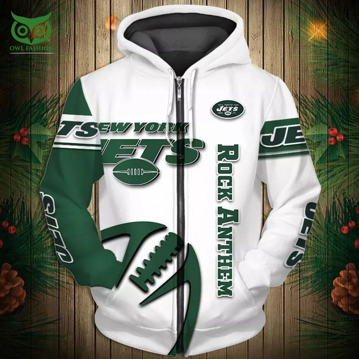 limited nfl football league new york jets 3d hoodie 1 5vcbD