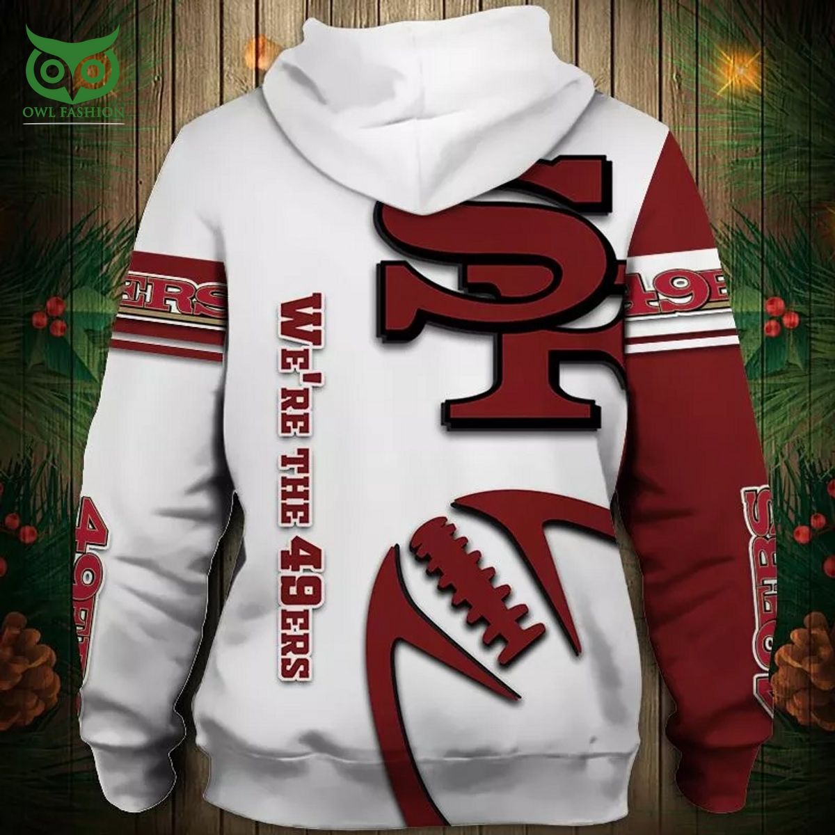San Francisco 49ers Football Ugly Christmas Sweater Custom Sweatshirt  Apparel - OwlOhh - Owl Ohh