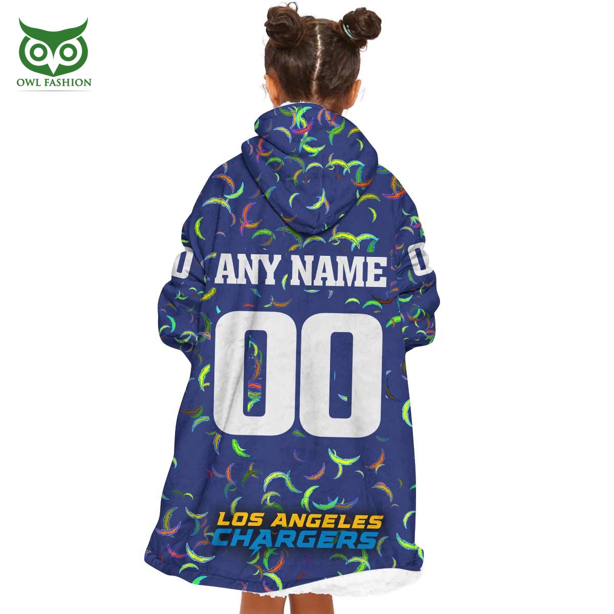 los angeles chargers nfl champion personalized snuggie hoodie 5 Sgb0z