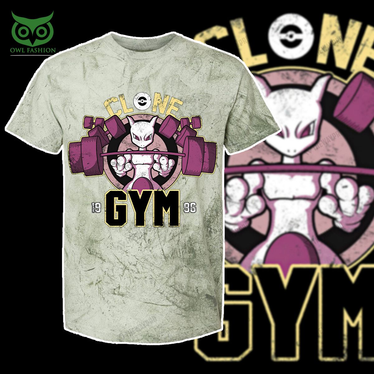 mewtwo clone gym pokemon anime custom 3d t shirt 4 FoA7q