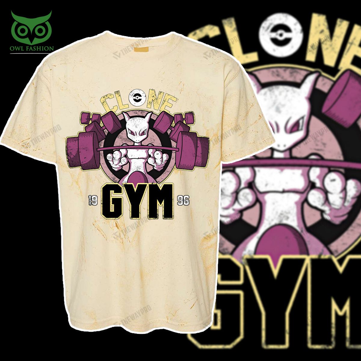 mewtwo clone gym pokemon anime custom 3d t shirt 5 cJ3X7