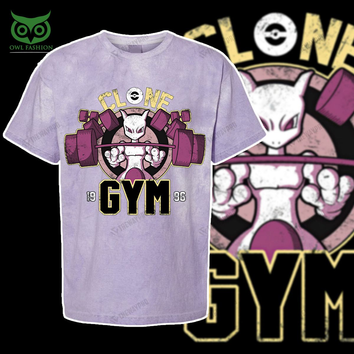 mewtwo clone gym pokemon anime custom 3d t shirt 6 ZMYcS