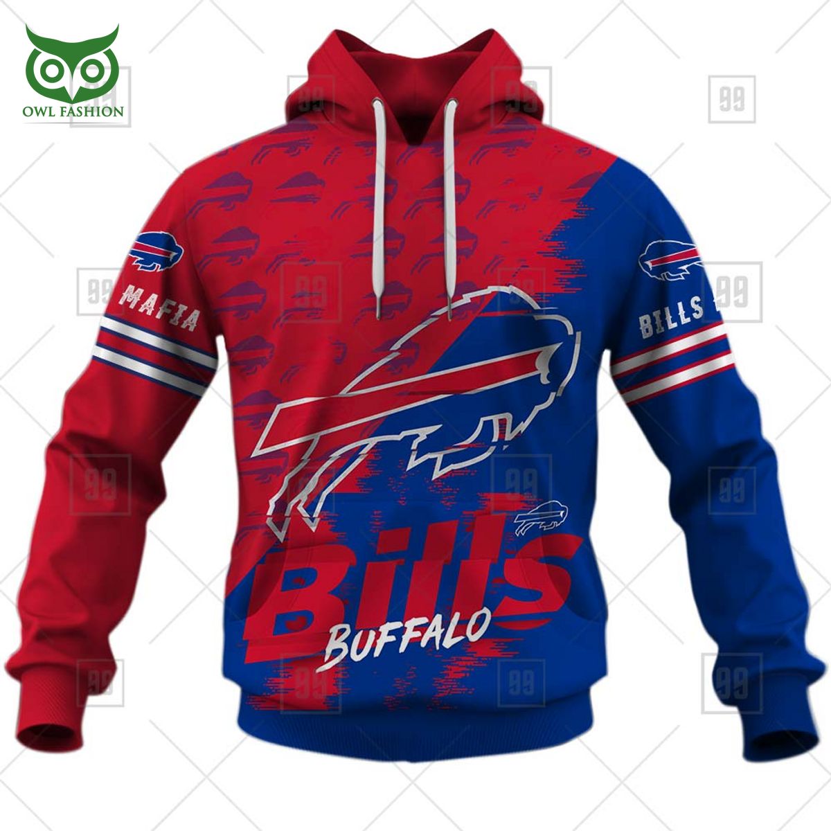 nfl buffalo bills mafia mess with me 3d hoodie shirt longsleeve 2 95XK5