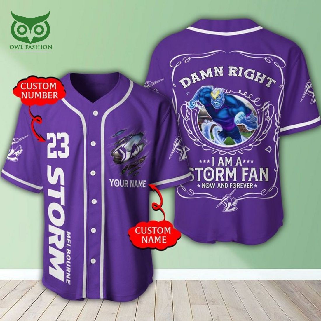 personalized melbourne storm nrl baseball jersey shirt 1 E94Pb