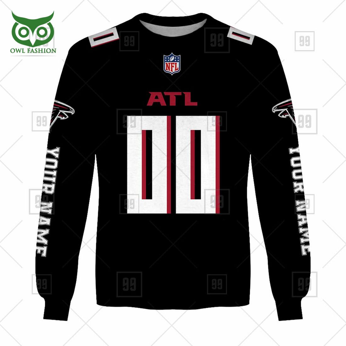 personalized nfl atlanta falcons you laugh i laugh jersey hoodie 4 I6tf7