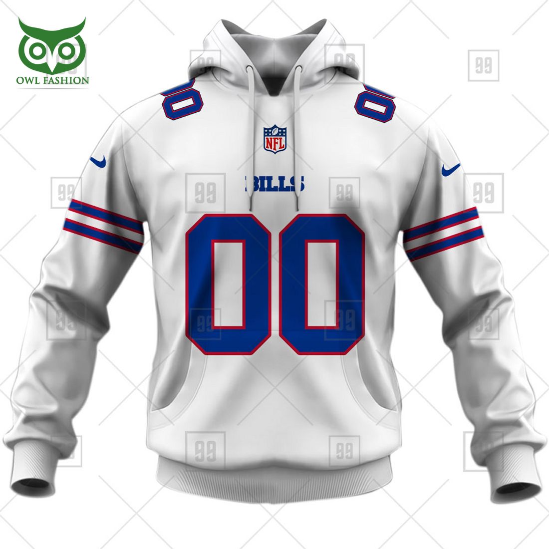Personalized NFL Buffalo Bills Road 3D Printed Hoodie T-shirt Sweatshirt -  Owl Fashion Shop