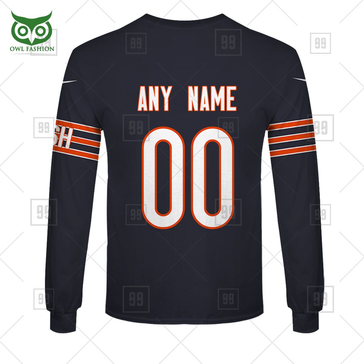 personalized nfl chicago bears home 3d printed hoodie t shirt sweatshirt 8 34CMT