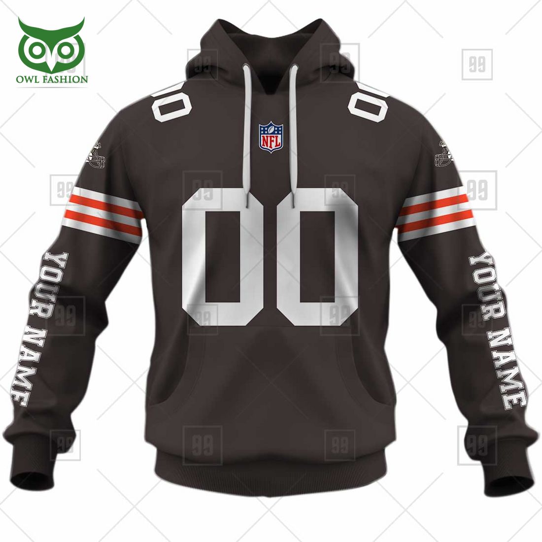 personalized nfl cleveland browns you laugh i laugh jersey hoodie 2 q8UGt