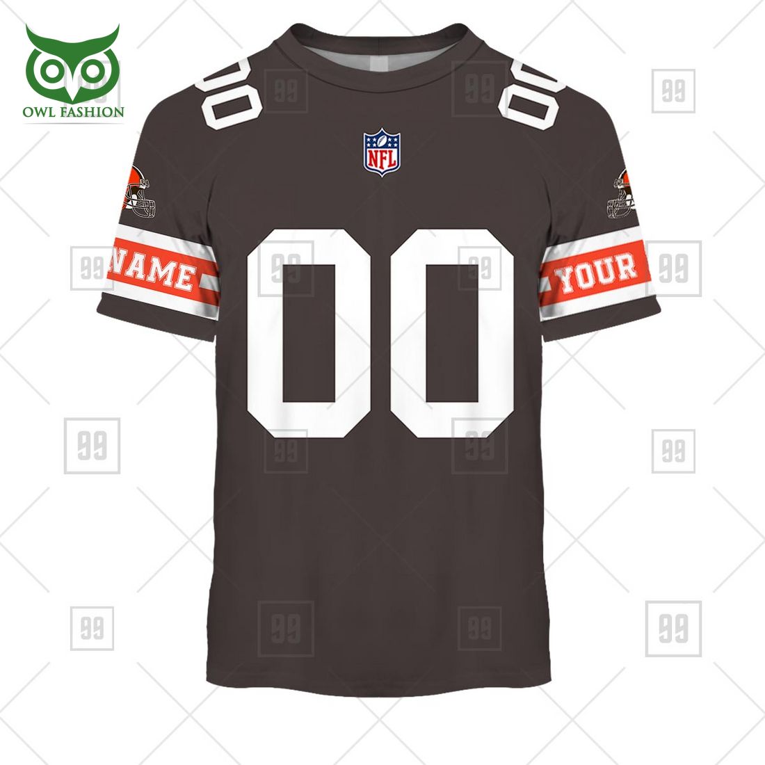 personalized nfl cleveland browns you laugh i laugh jersey hoodie 3 KsgcG