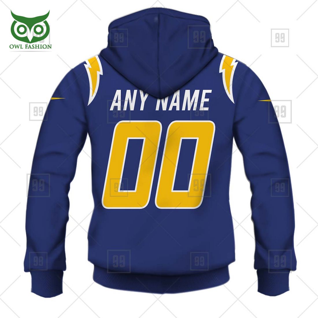 personalized nfl los angeles chargers alternate 3d printed hoodie t shirt sweatshirt 6 3THIL