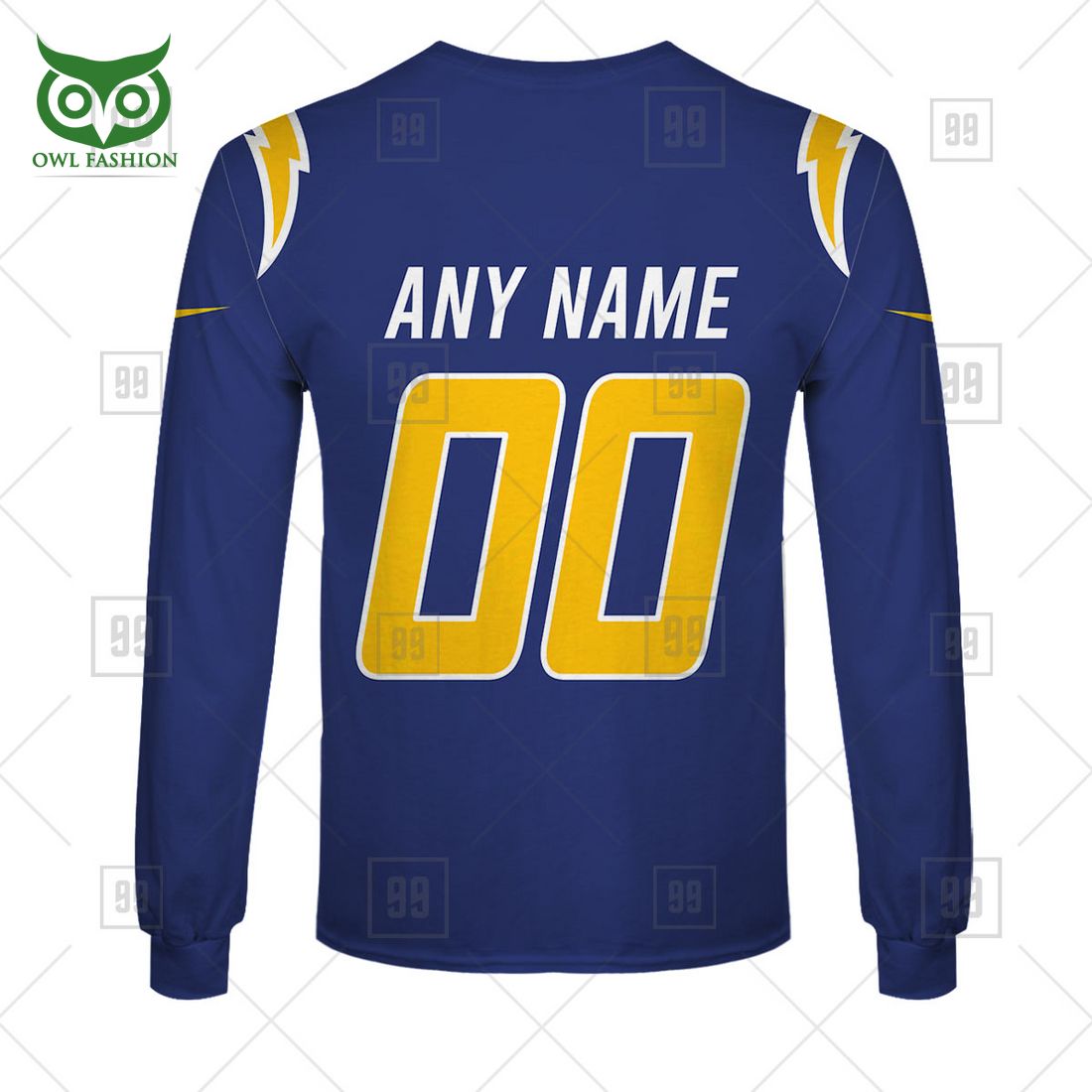 personalized nfl los angeles chargers alternate 3d printed hoodie t shirt sweatshirt 8 i3GHl