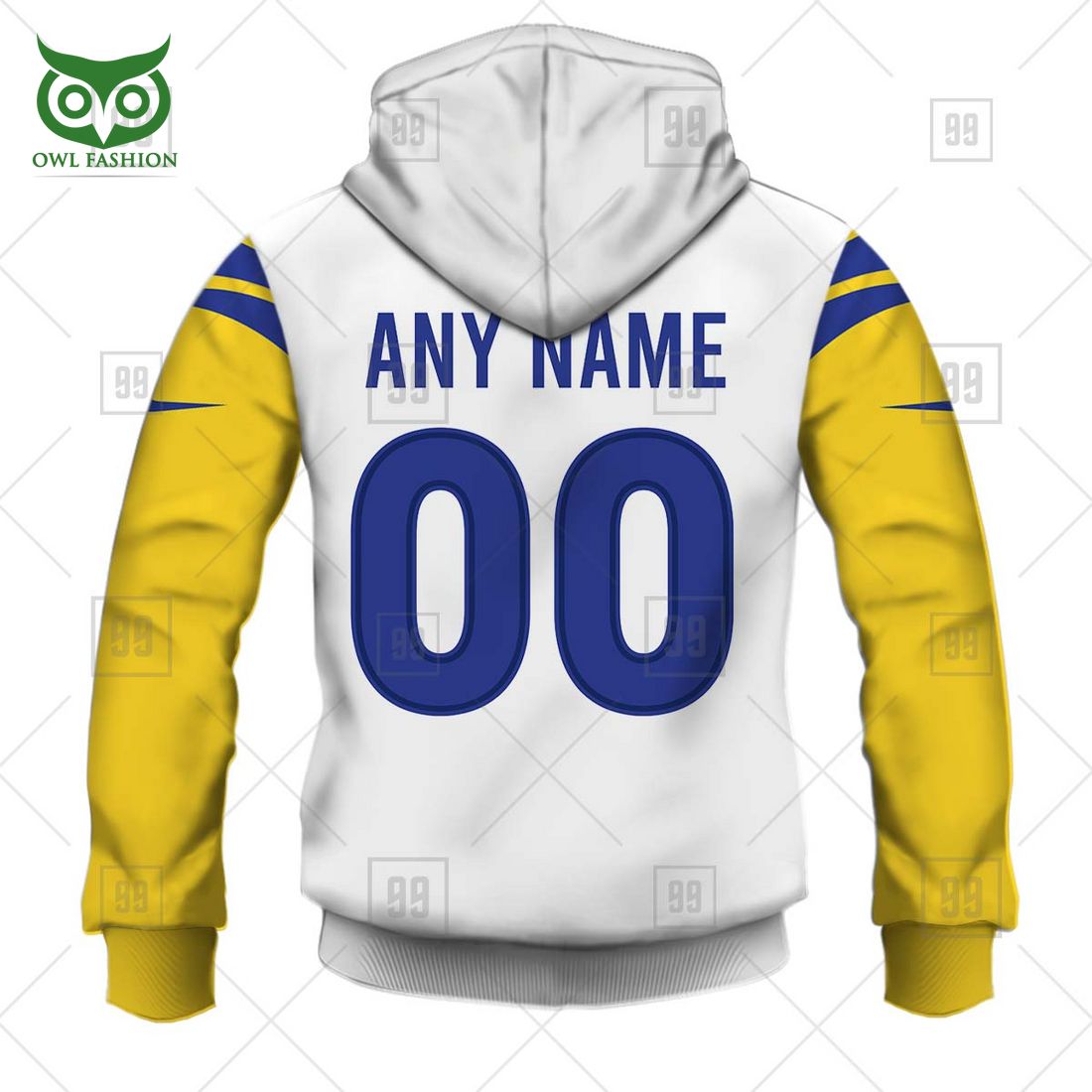 personalized nfl los angeles rams alternate 3d printed hoodie t shirt sweatshirt 6 v51XG