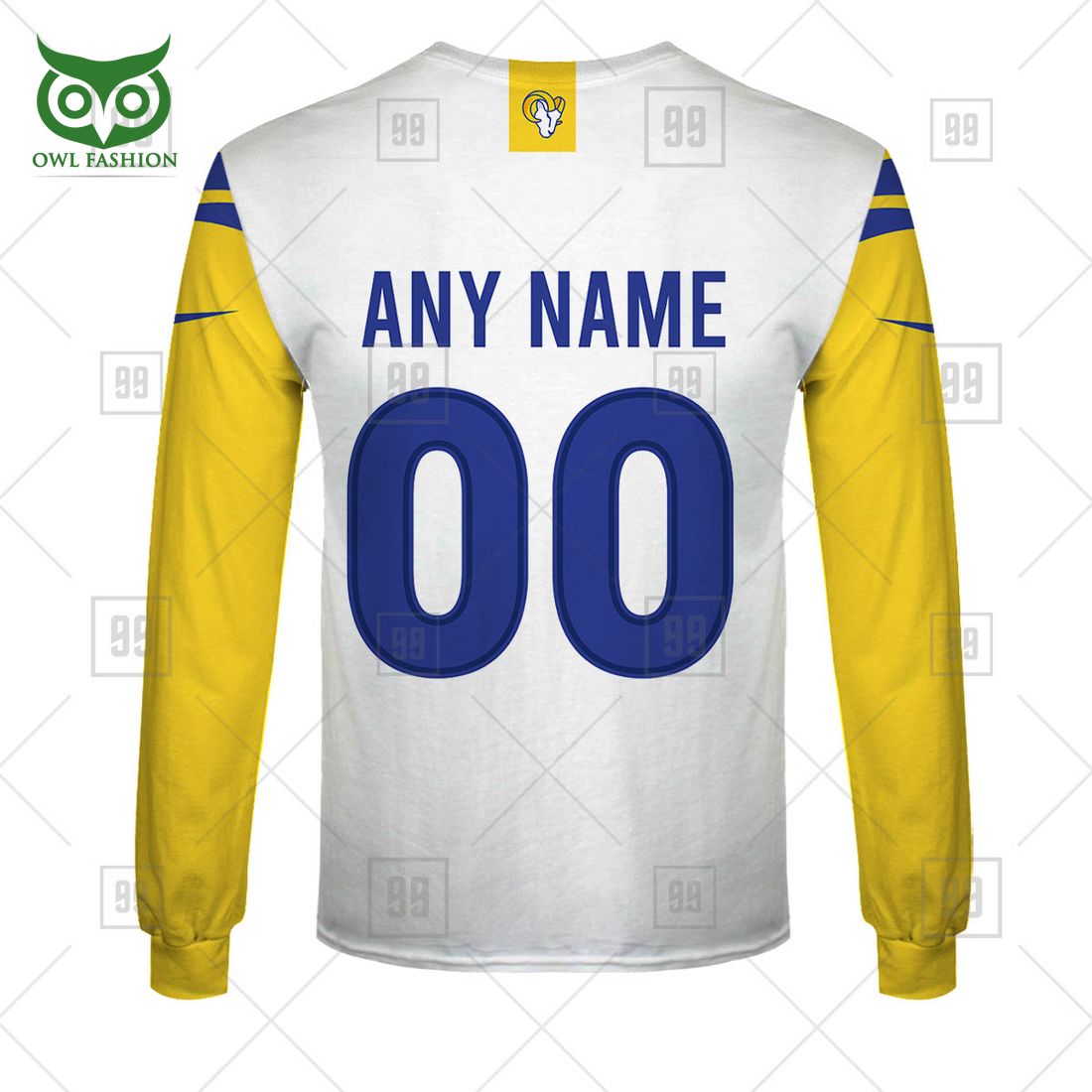 personalized nfl los angeles rams alternate 3d printed hoodie t shirt sweatshirt 8 hIE0C