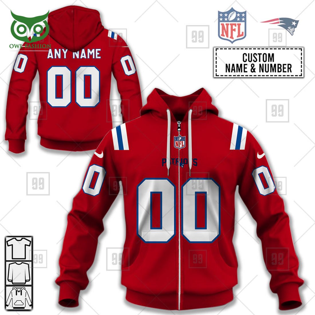 New England Patriots 60 Years of Patriots All Over Print 3D Hoodie, New  England Patriots Appare… in 2023