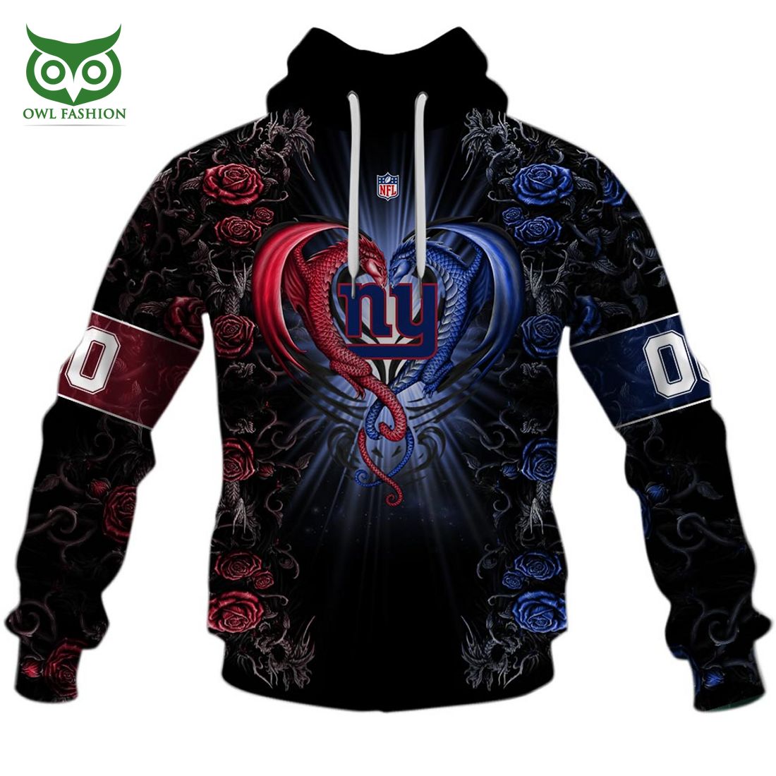 personalized nfl rose dragon new york giants hoodie 2 vfiz5