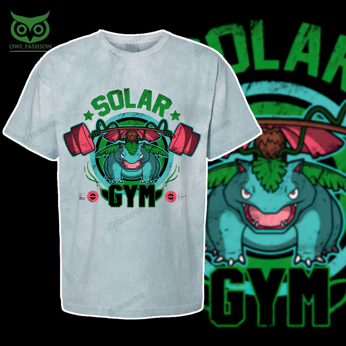 solar gym pokemon anime custom 3d t shirt 3 OITQ1