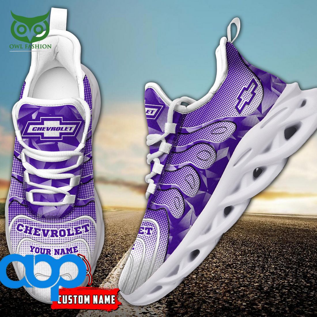 chevrolet purple white personalized new max soul sneaker 1 ARbFS