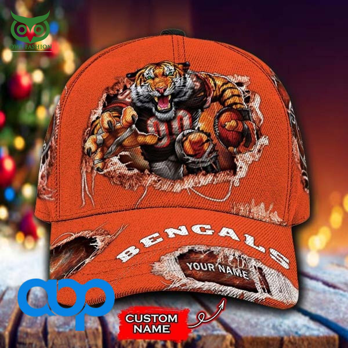 NFL Cincinnati Bengals Special Design 3D Cap - Banantees
