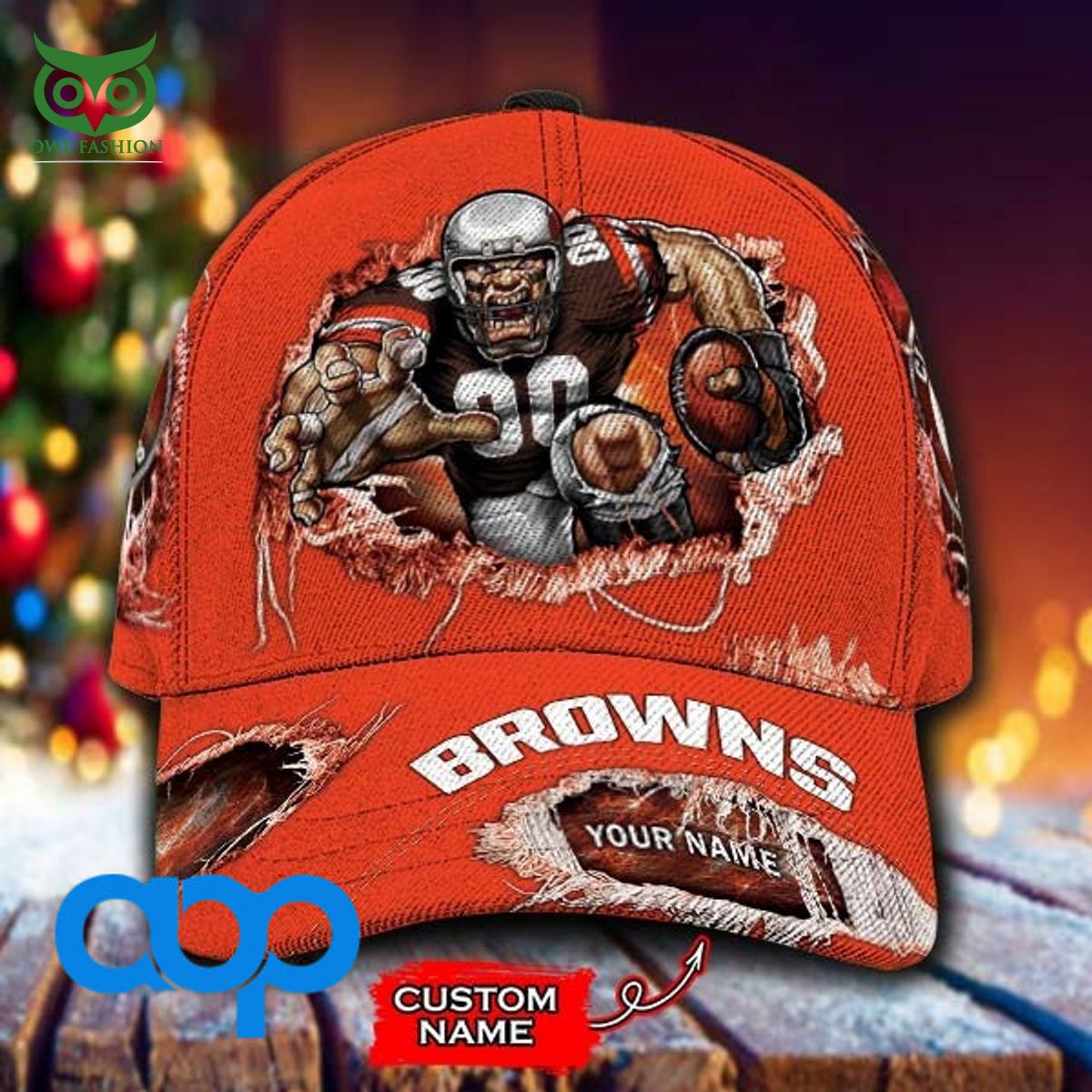 cleveland browns nfl new 2023 personalized printed classic cap 1 EbpN3