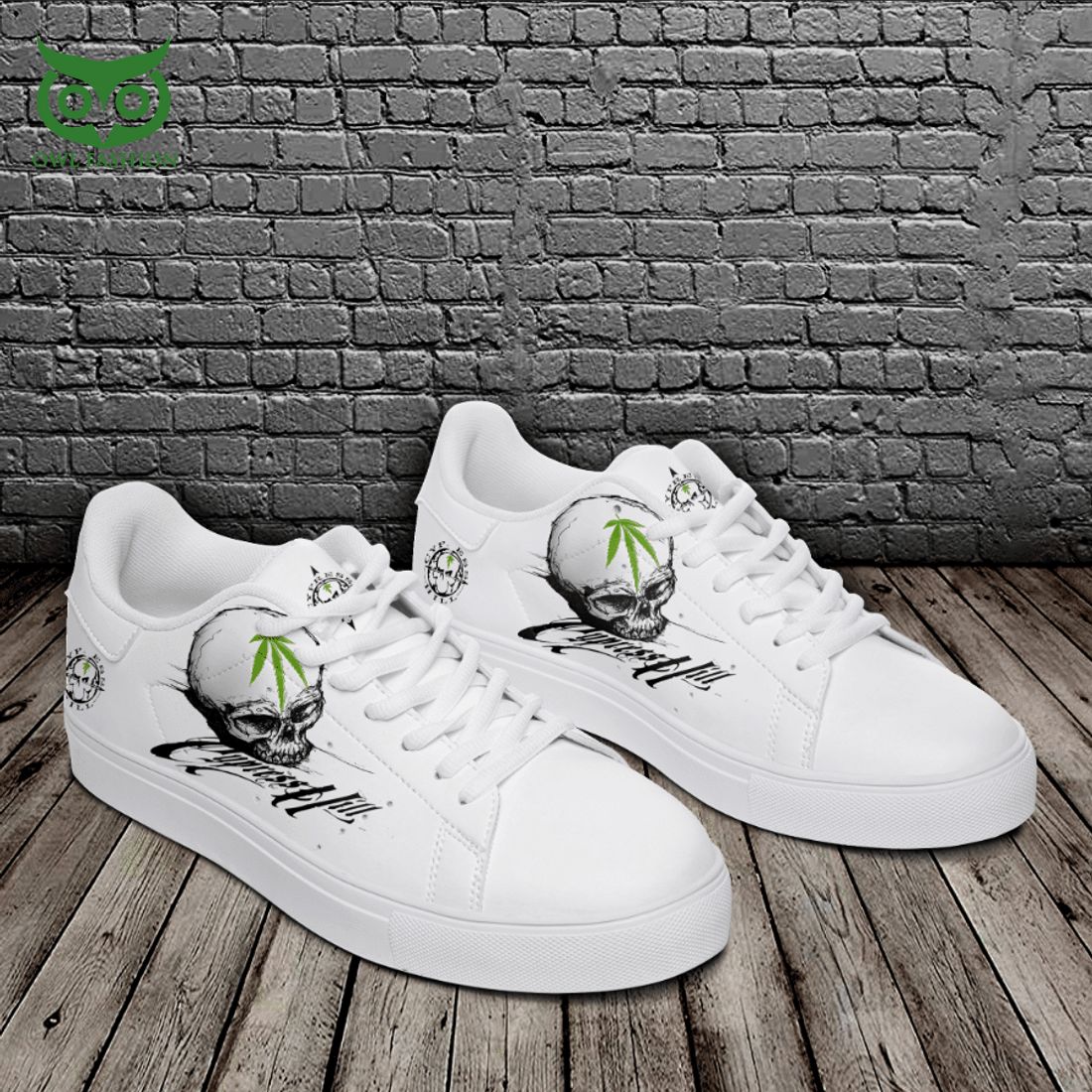 cypress hill skull grass 3d printed stan smith shoes 2 ZVtgx