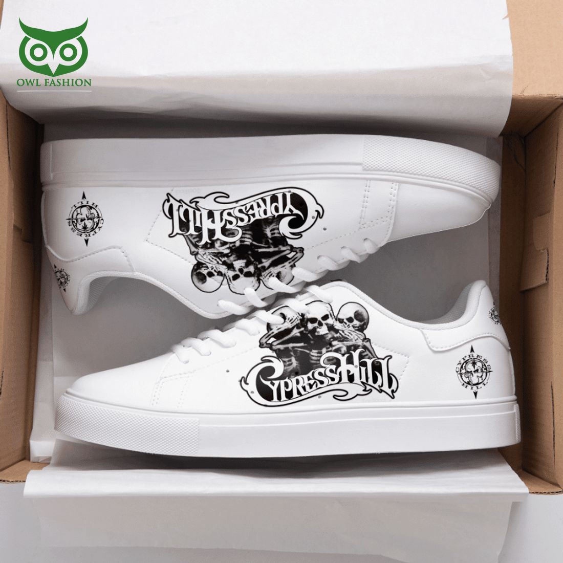 cypress hill skull white 3d printed stan smith shoes 1 R9CTk