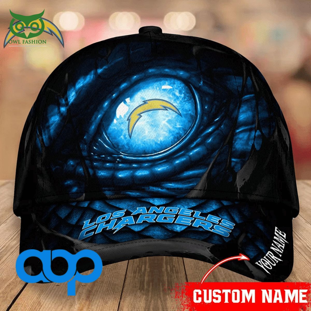 los angeles chargers dragon eyes new 2023 personalized nfl cap 1 o3kIZ