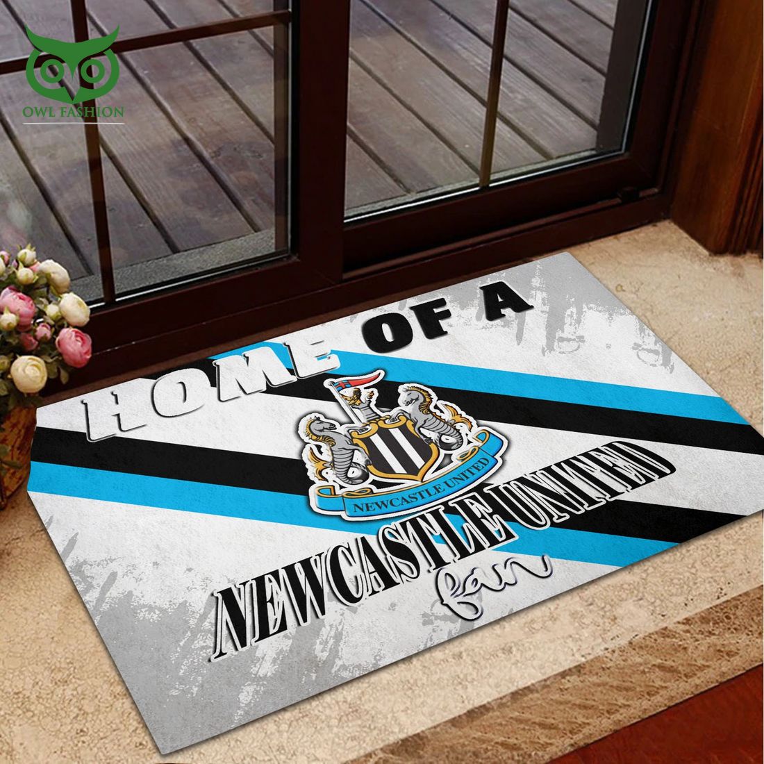newcastle united f c premier league custom doormat 1 Vnogc