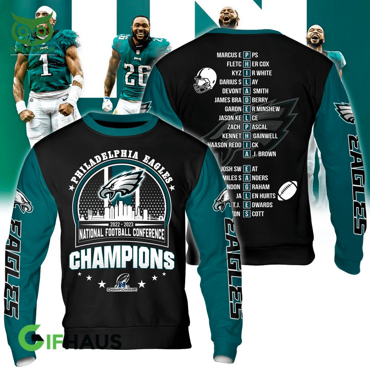 Philadelphia Eagles 2022-2023 National Football Conference Champions shirt,  hoodie, sweater, long sleeve and tank top
