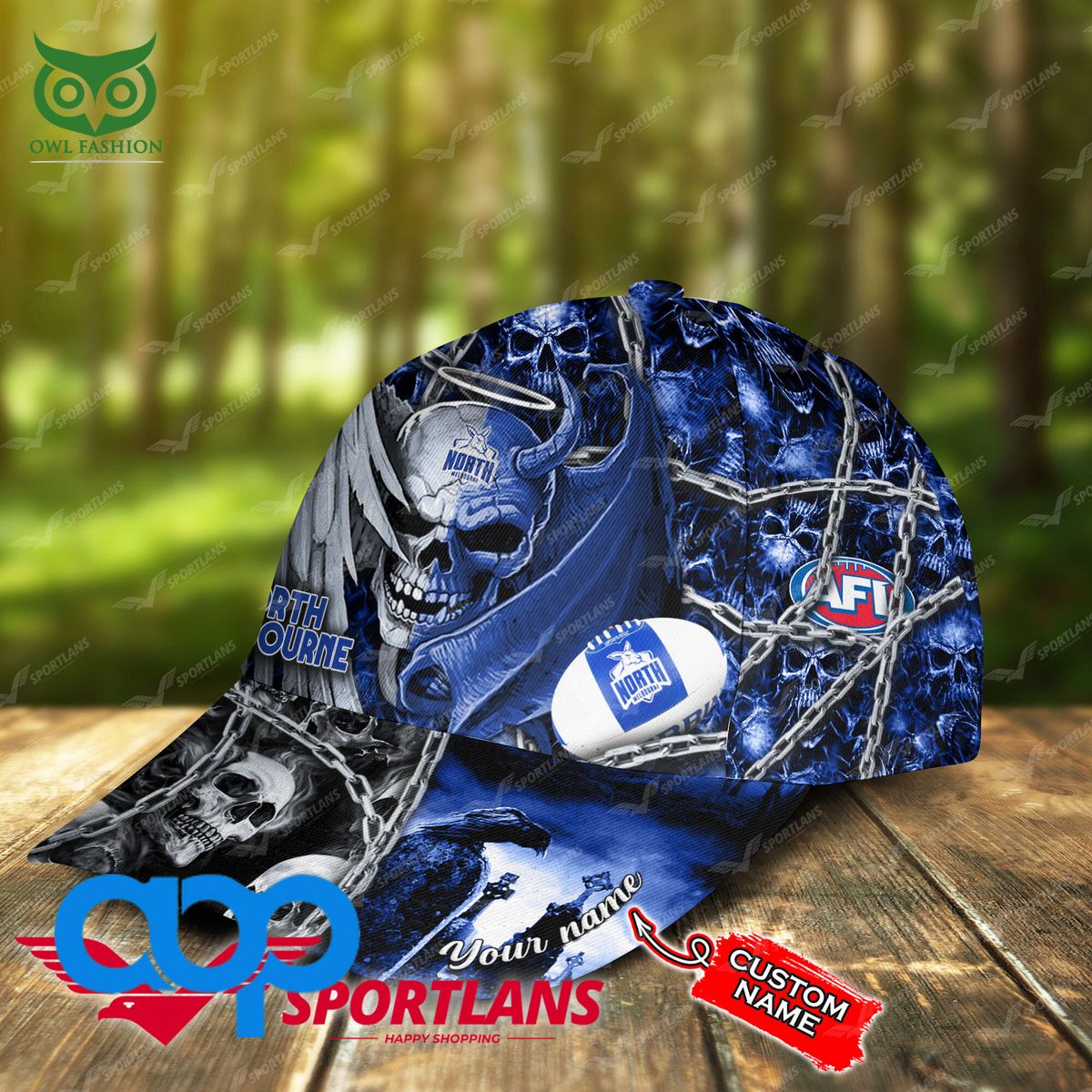 north melbourne football club afl personalized 3d printed cap 2 sBQfs