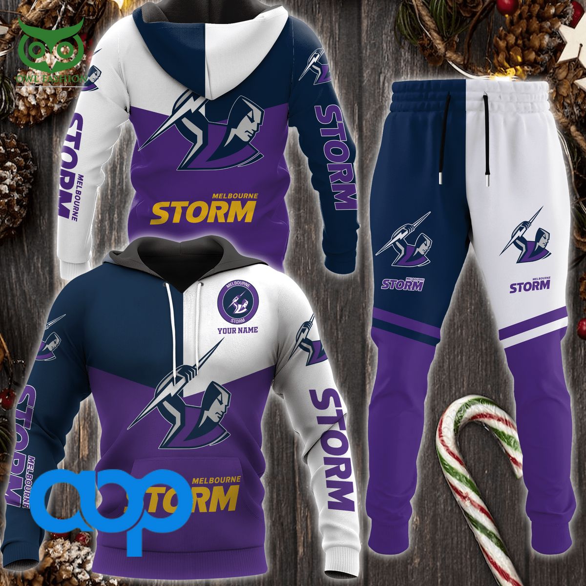 nrl melbourne storm football team personalized 3d hoodie sweatpants 1 46WUC