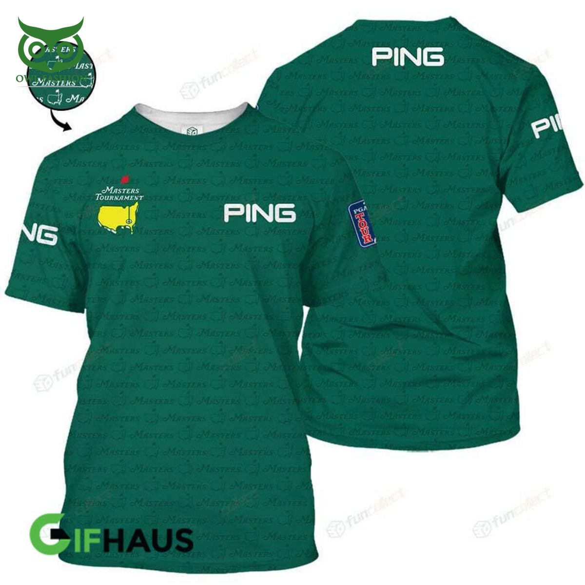 ping golf master tournament green 3d tshirt 1 Abc23
