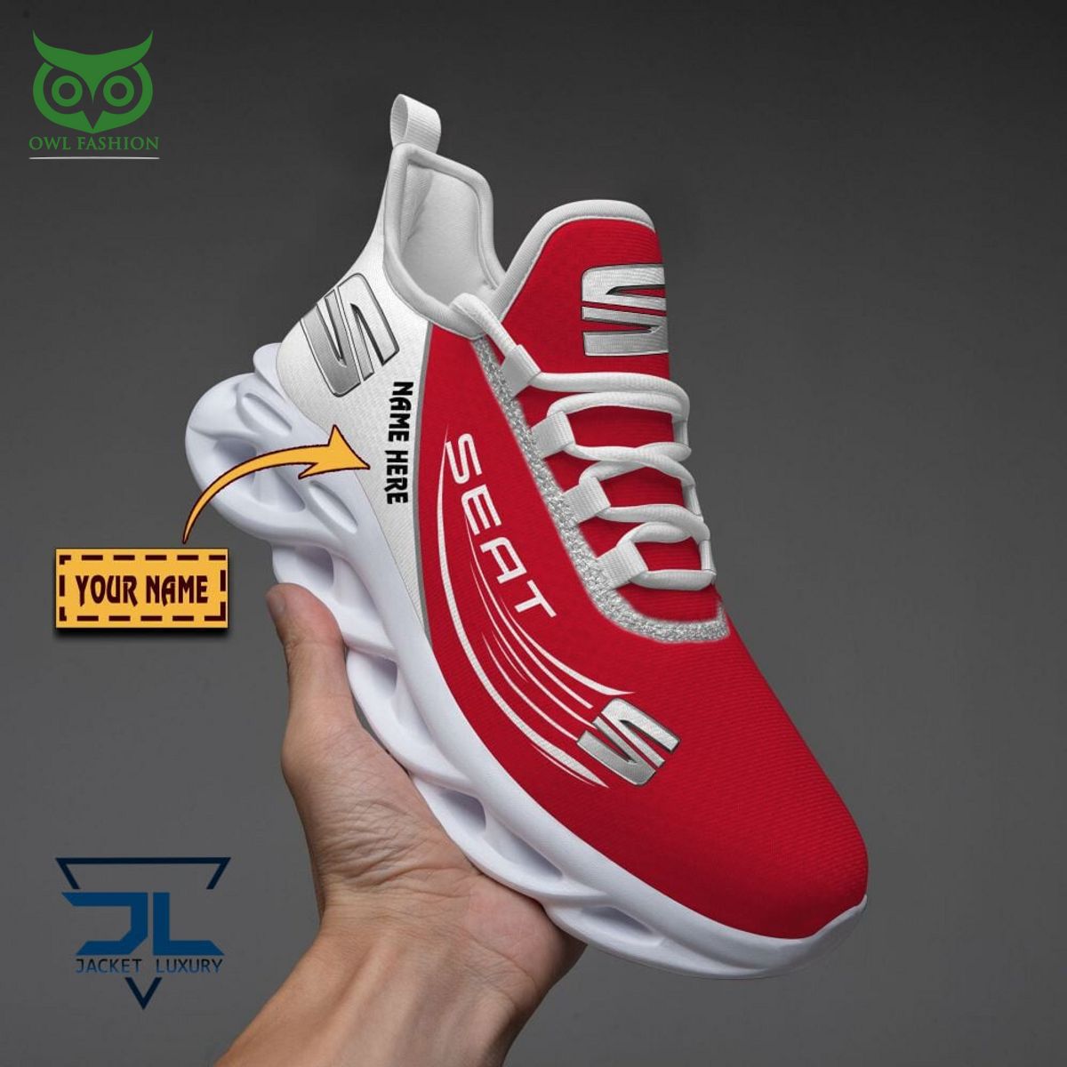 SEAT Car Brand Personalized Max Soul Sneakers