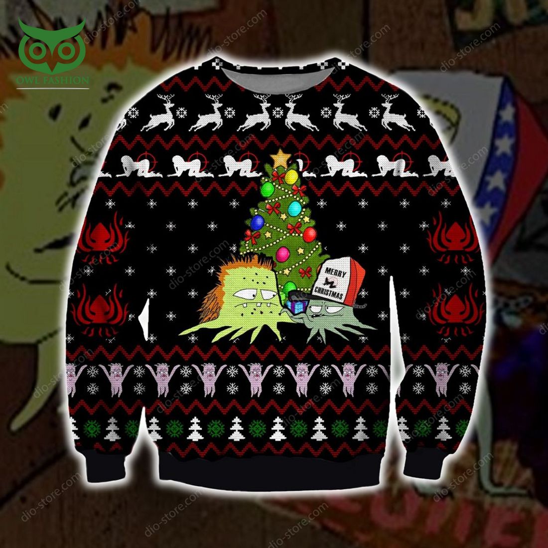 squidbillies knitting pattern 3d print ugly sweater sweatshirt christmas 1 btpQh