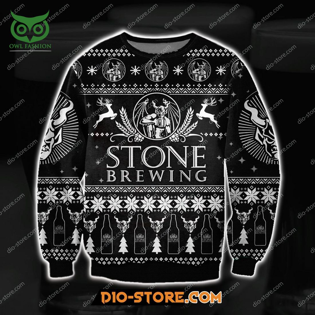 stone brewing 3d all over print ugly sweater sweatshirt christmas 1 QoGnE