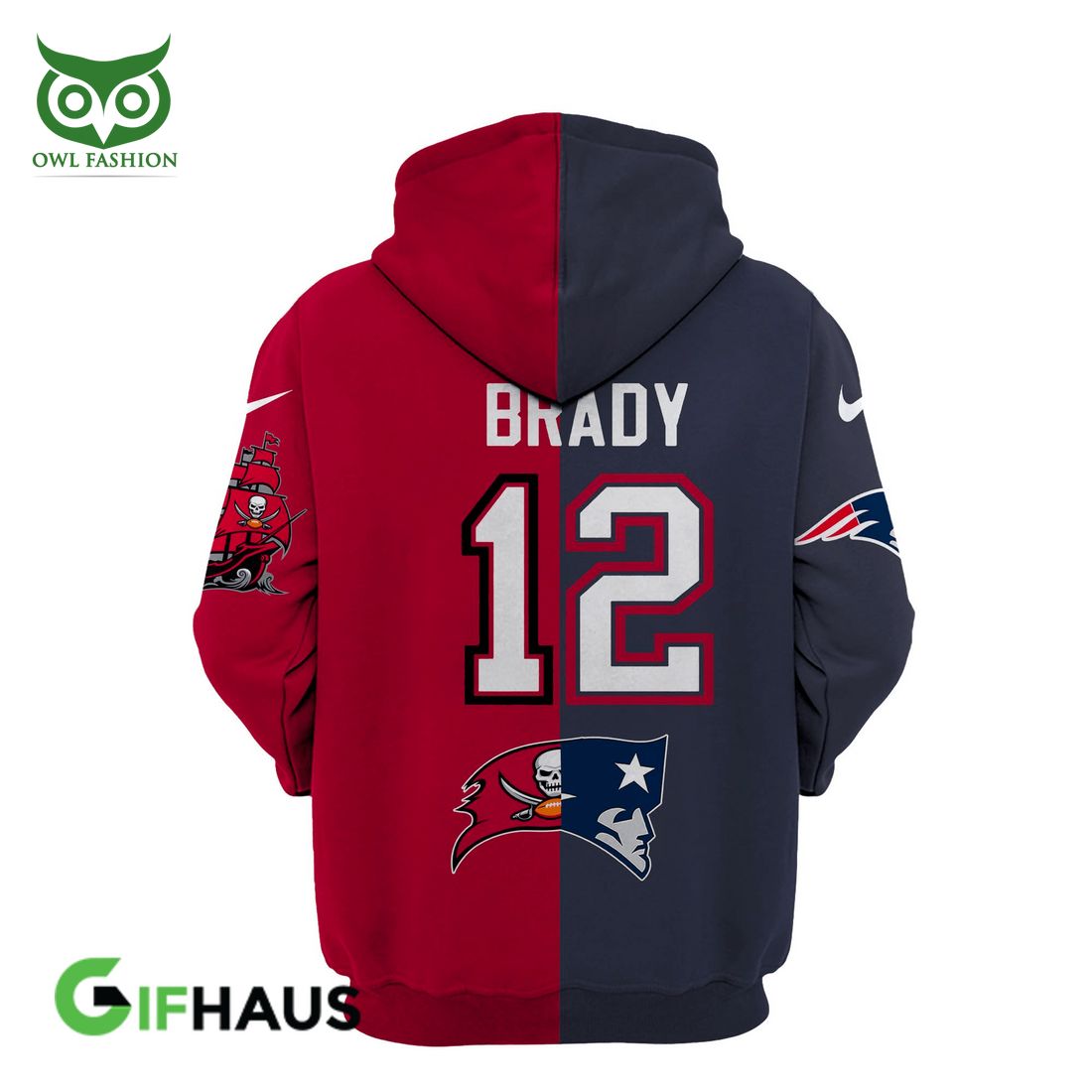 NFL New England Patriots Tom Brady For Women 3D Hoodie All Over Printed -  T-shirts Low Price