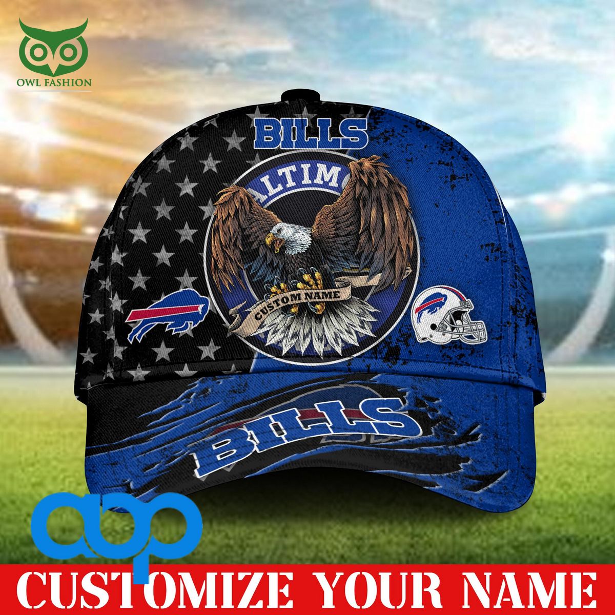 buffalo bills nfl bald eagle customized classic cap 1 hEkyf